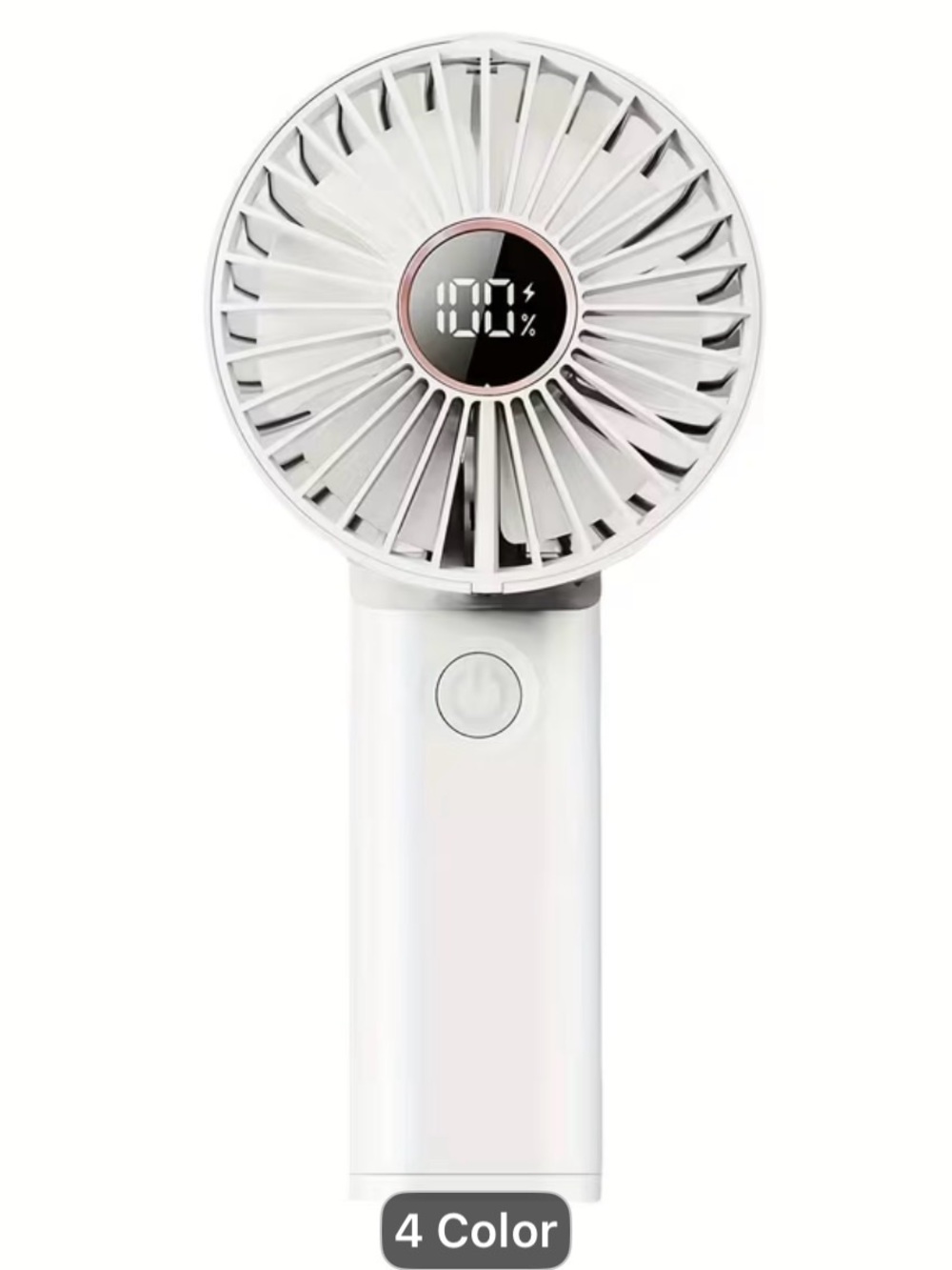 MINI FAN Compact Handheld Mini Fan - Metallic. Front of fan may vary.